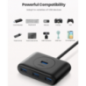HUB extern Ugreen- CR113 porturi USB: USB 30 x 4- conectare prin USB 30- lungime 1 m- negru- 20291timbru verde 08 lei) - 6957303