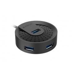 HUB extern A4TECH- porturi USB-A: USB 30 x 4- conectare prin USB - cablu 10 m- negru- HUB-30-BKtimbru verde 08 lei)