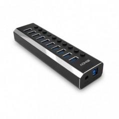 Hub Lindy 10 Port USB 30 buton On/Off LY-43370timbru verde 018 lei)