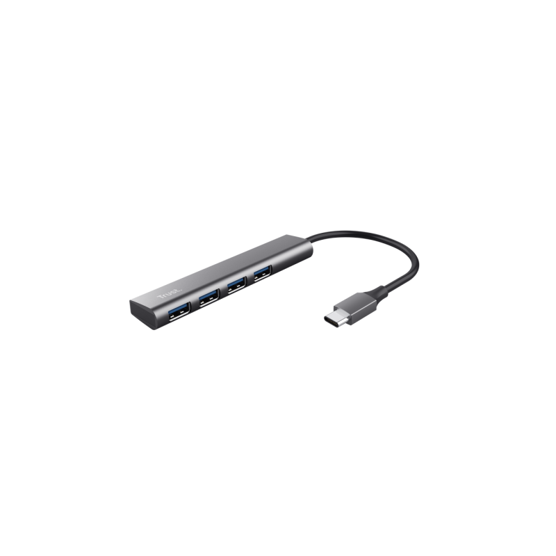 HUB USB Trust HALYX 4-PORT USB-C HUB 24948timbru verde 08 lei)