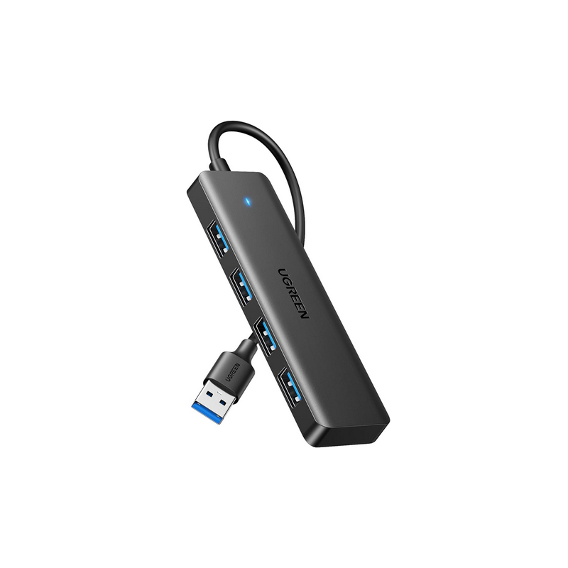 HUB extern Ugreen- CM219 porturi USB: USB 30 x 4- conectare prin USB 30- aluminiu- lungime 15 cm- gri- 25851timbru verde 08 lei)