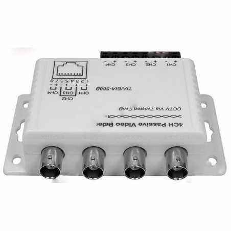 Transmitator pasiv cablu UTP (Video Balun) x4