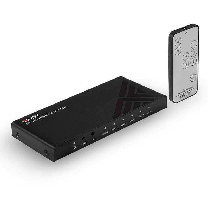 Lindy 5 Port HDMI 18G Switch LY-38233timbru verde 018 lei)