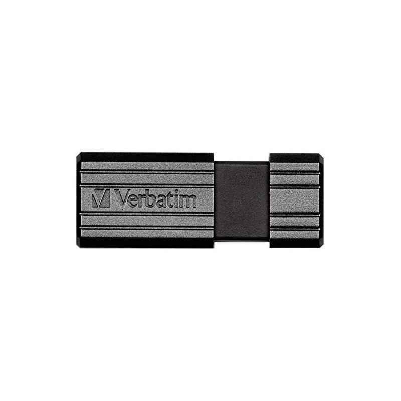 MEMORIE USB VERBATIM PINSTRIPE 16GB USB 20 NEGRU 49063TIMBRU VERDE 003 LEI)