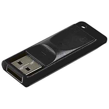 MEMORIE USB VERBATIM StoreNGo SLIDER 32GB USB 20 NEGRU 98697TIMBRU VERDE 003 LEI)
