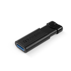 MEMORIE USB VERBATIM PINSTRIPE 32GB USB 30 NEGRU 49317TIMBRU VERDE 003 LEI)