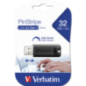 MEMORIE USB VERBATIM PINSTRIPE 32GB USB 30 NEGRU 49317TIMBRU VERDE 003 LEI)