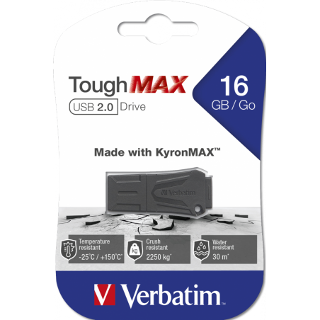 MEMORIE USB VERBATIM TOUGHMAX 16GB- USB 20 49330TIMBRU VERDE 003 LEI)