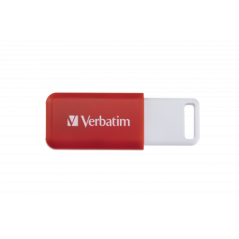 MEMORIE USB VERBATIM DATABAR 16GB USB 20 ROSU 49453TIMBRU VERDE 003 LEI)