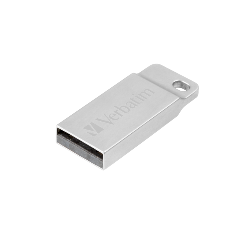 MEMORIE USB VERBATIM METAL EXECUTIVE 16GB USB 20 ARGINTIU 98748TIMBRU VERDE 003 LEI)