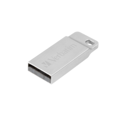 MEMORIE USB VERBATIM METAL EXECUTIVE 64GB - USB 20- ARGINTIU 98750TIMBRU VERDE 003 LEI)