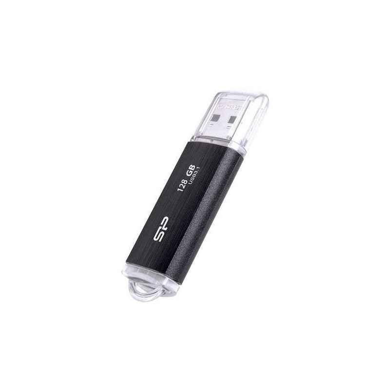 USB Flash Drive SP- Blaze B02- 32- 128GB- Negru SP128GBUF3B02V1Ktimbru verde 003 lei)