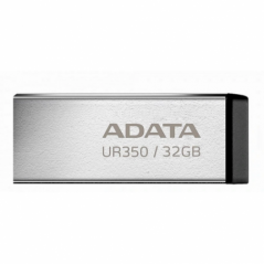 MEMORIE USB 32 ADATA 32 GB- carcasa metalica- gri- UR350-32G-RSR/BKtimbru verde 003 lei)
