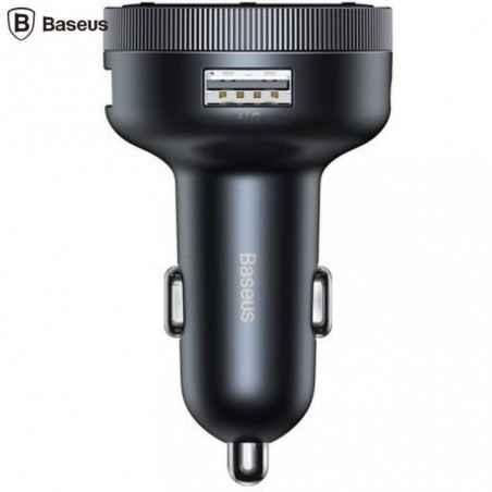 MODULATOR AUTO FM Baseus Enjoy-BT 50- 2xUSB 5V/34A max- 12V-24V-frecv FM: 87-5-1080MHZ- MP3/WAV/FLAC/APE/WMA- answer/reject/hang