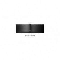 MONITOR PHILIPS 488- home- office- VA- 5K UHD5120 x 1440)- Ultra Wide- curbat- 450 cd/mp- 5 ms- HDMI x 2- DisplayPort- 499P9H/00
