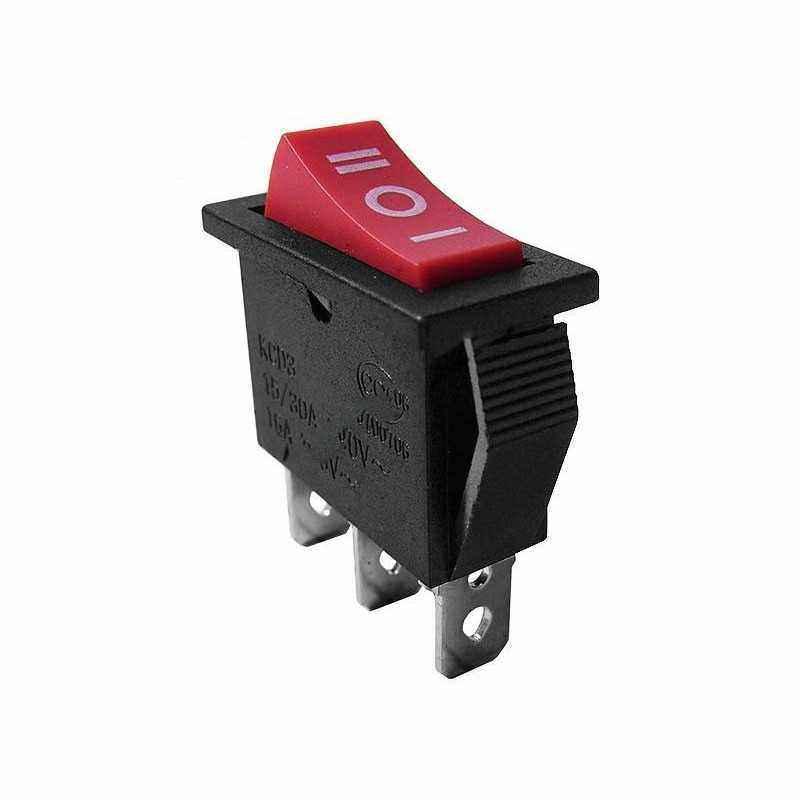 Comutator ON-OFF-ON - 15A/250V - 37x31x14 mm