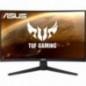 Monitor Gaming Asus 24- Full HD- VG24VQ1BCurved- 165 Hz- FreeSync- 1ms VG24VQ1Btimbru verde 7 lei)