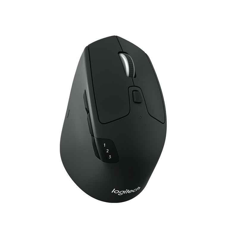 MOUSE LOGITECH- M720- PC sau NB- wireless- Bluetooth - 24GHz- optic- 1000 dpi- butoane/scroll 8/1- mod dual de conectare- negru-