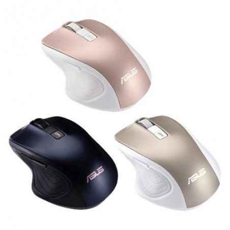 MOUSE Asus- MW202- PC sau NB- wireless- 24GHz- optic- 4000 dpi- butoane/scroll 6/1- - alb / albastru- 90XB066N-BMU000timbru verd