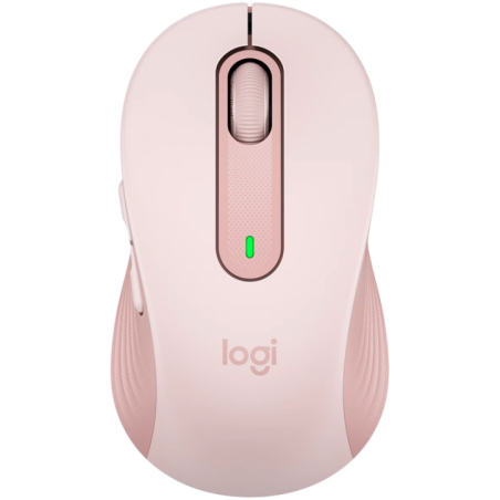 LOGITECH Signature M650 L Wireless Mouse - ROSE - BT - EMEA - M650 L- 910-006237timbru verde 018 lei)