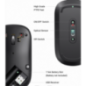 MOUSE Ugreen- MU001 PC sau NB- wireless 24GHz- optic- 3/1 butoane/scroll- 4000 dpi- negru 90372timbru verde 018 lei) - 695730389