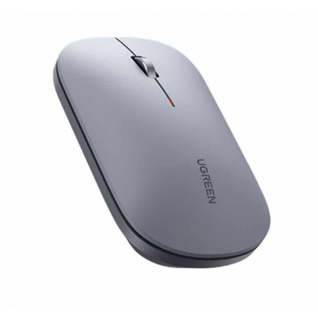 MOUSE Ugreen- MU001 PC sau NB- wireless 24GHz- optic- 3/1 butoane/scroll- 4000 dpi- gri 90373timbru verde 018 lei) - 69573038937