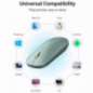 MOUSE Ugreen- MU001 PC sau NB- wireless 24GHz- optic- 3/1 butoane/scroll- 4000 dpi- verde 90374timbru verde 018 lei) - 695730389