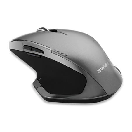 MOUSE VERBATIM FARA FIR DELUXE 8 BUTOANE ILUMINARE ALBASTRA 49041TIMBRU VERDE 018 LEI)