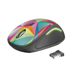 Trust Yvi FX Wireless Mouse - multicolor TR-22337timbru verde 018 lei)