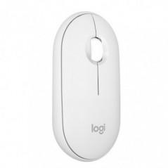 LOGITECH Pebble Mouse 2 M350s - TONAL WHITE - BT - N/A - EMEA-808 - DONGLELESS 910-007013timbru verde 018 lei)