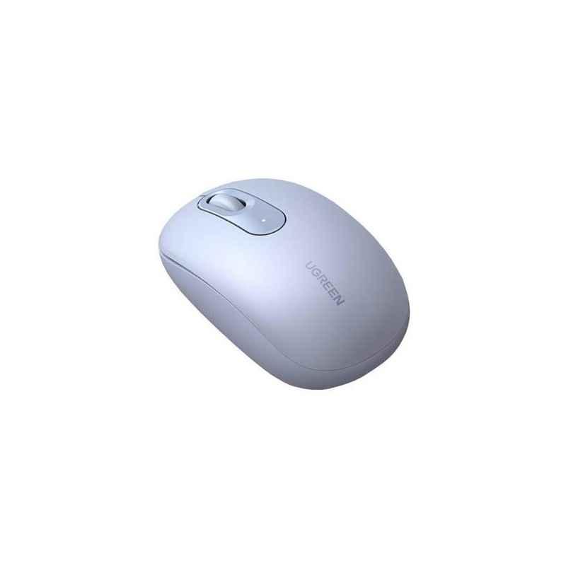 MOUSE Ugreen- MU105 PC sau NB- wireless 24GHz- optic- 3/1 butoane/scroll- 2400 dpi- albastru90671timbru verde 018 lei) -