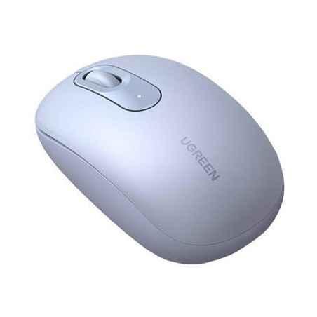 MOUSE Ugreen- MU105 PC sau NB- wireless 24GHz- optic- 3/1 butoane/scroll- 2400 dpi- albastru90671timbru verde 018 lei) -