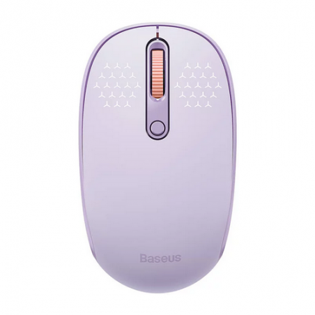 MOUSE Baseus PC sau NB wireless- 24GHz si Bluetooth- optic- 800/ 1200/1600 dpi-butoane/scroll 3/1- mov-B01055503513-00timbru ver
