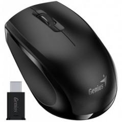 MOUSE Genius- NX-8006S- PC sau NB- wireless- 24GHz- optic- 1200 dpi- butoane/scroll 3/1- USB-C- negru- 31030036400timbru verde 0