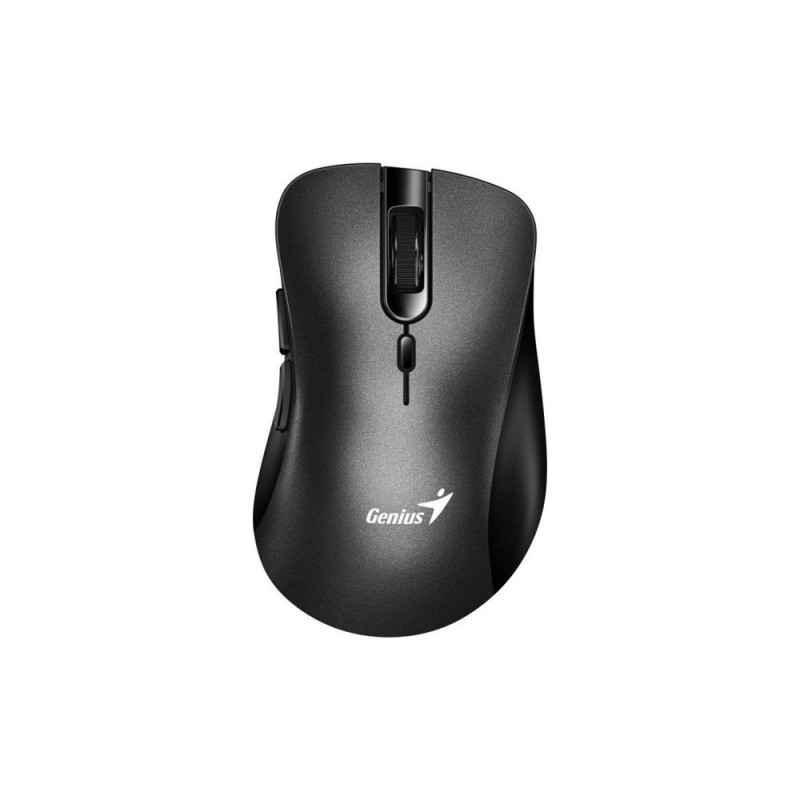 MOUSE Genius- Ergo 8100S- PC sau NB- wireless- 24GHz- optic- 1600 dpi- butoane/scroll 6/1- - negru- 31030040400timbru verde 018