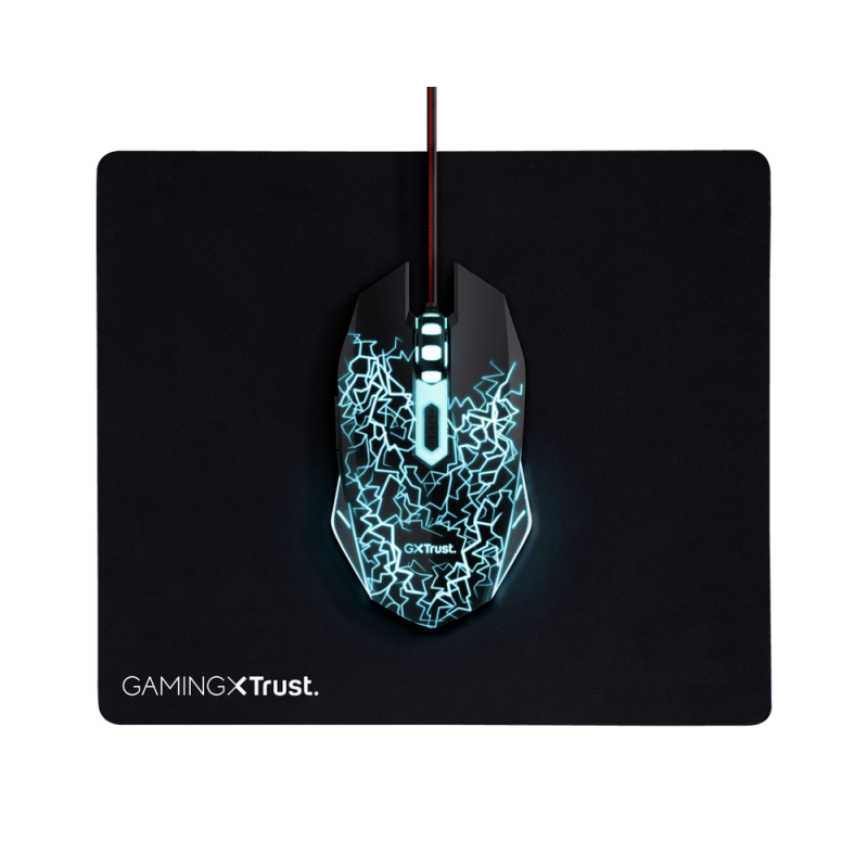 Kit Trust Basics gaming- negru TR-24752timbru verde 08 lei)