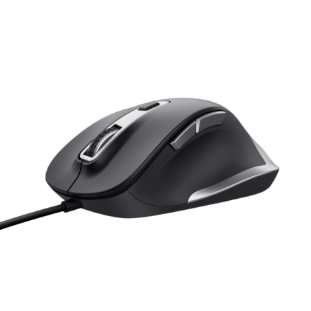 Mouse Trust Fyda cu fir 5000 DPI- negru TR-24728timbru verde 018 lei)