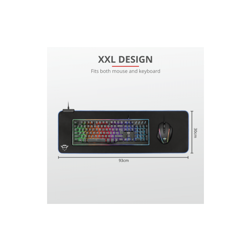GXT 764 GLIDE-FLEX RGB XXL MOUSEPAD 23395timbru verde 018 lei)