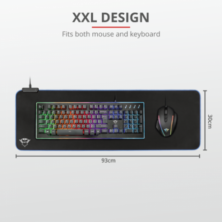 GXT 764 GLIDE-FLEX RGB XXL MOUSEPAD 23395timbru verde 018 lei)