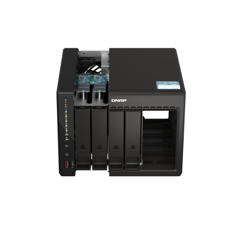 NAS QNAP 453E 4BAY 26GHZ TWR SATA- TS-453E-8Gtimbru verde 11 lei)