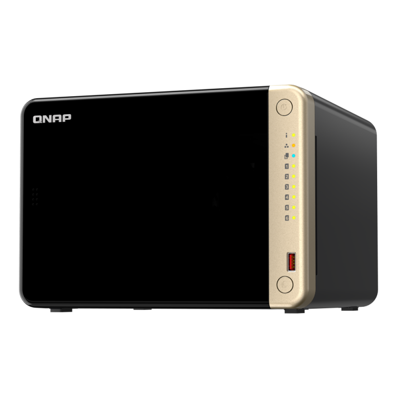 NAS QNAP 664 6BAY 29GHZ TWR SATA TS-664-8Gtimbru verde 11 lei)