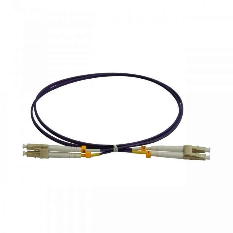 Patchcord FO LC/PC-LC/PC- MM OM4 50/125- manta LSZH 20mm- duplex 1m- LC-LC-MM4/DX-1timbru verde 008 lei)