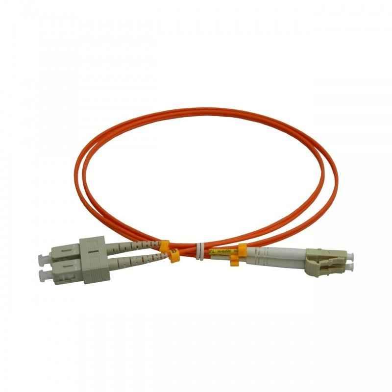 Patchcord FO SC/PC-LC/PC- MM OM2 50/125- manta LSZH 20mm- duplex 15m- SC-LC-MM2/DX-15timbru verde 08 lei)