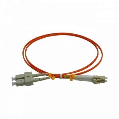 Patchcord FO SC/PC-LC/PC- MM OM2 50/125- manta LSZH 20mm- duplex 15m- SC-LC-MM2/DX-15timbru verde 08 lei)