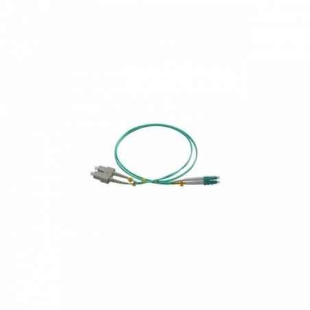 Patchcord FO SC/PC-LC/PC- MM OM3 50/125- manta LSZH 20mm- duplex 10m- SC-LC-MM3/DX-10timbru verde 018 lei)