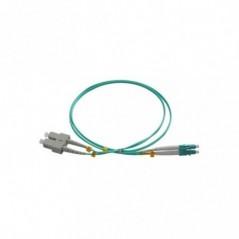 Patchcord FO SC/PC-LC/PC- MM OM3 50/125- manta LSZH 20mm- duplex 20m- SC-LC-MM3/DX-20timbru verde 08 lei)