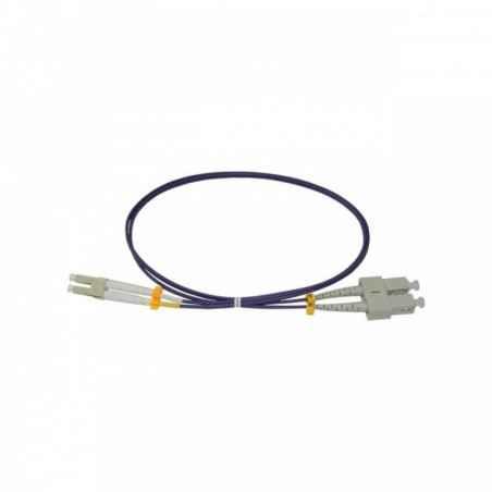 Patchcord FO SC/PC-LC/PC- MM OM4 50/125- manta LSZH 20mm- duplex 10m- SC-LC-MM4/DX-10timbru verde 018 lei)