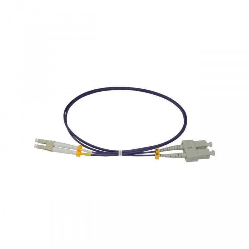 Patchcord FO SC/PC-LC/PC- MM OM4 50/125- manta LSZH 20mm- duplex 5m- SC-LC-MM4/DX-5timbru verde 008 lei)