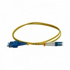 Patchcord FO SC/PC-LC/PC- SM OS2 9/125- manta LSZH 20mm- duplex 15m- SC-LC-SM/DX-15timbru verde 08 lei)