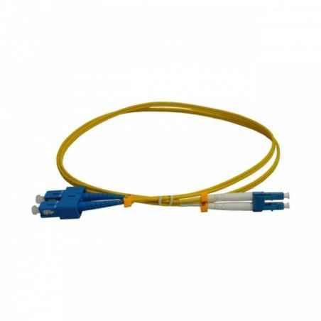Patchcord FO SC/PC-LC/PC- SM OS2 9/125- manta LSZH 20mm- duplex 1m- SC-LC-SM/DX-1timbru verde 008 lei)